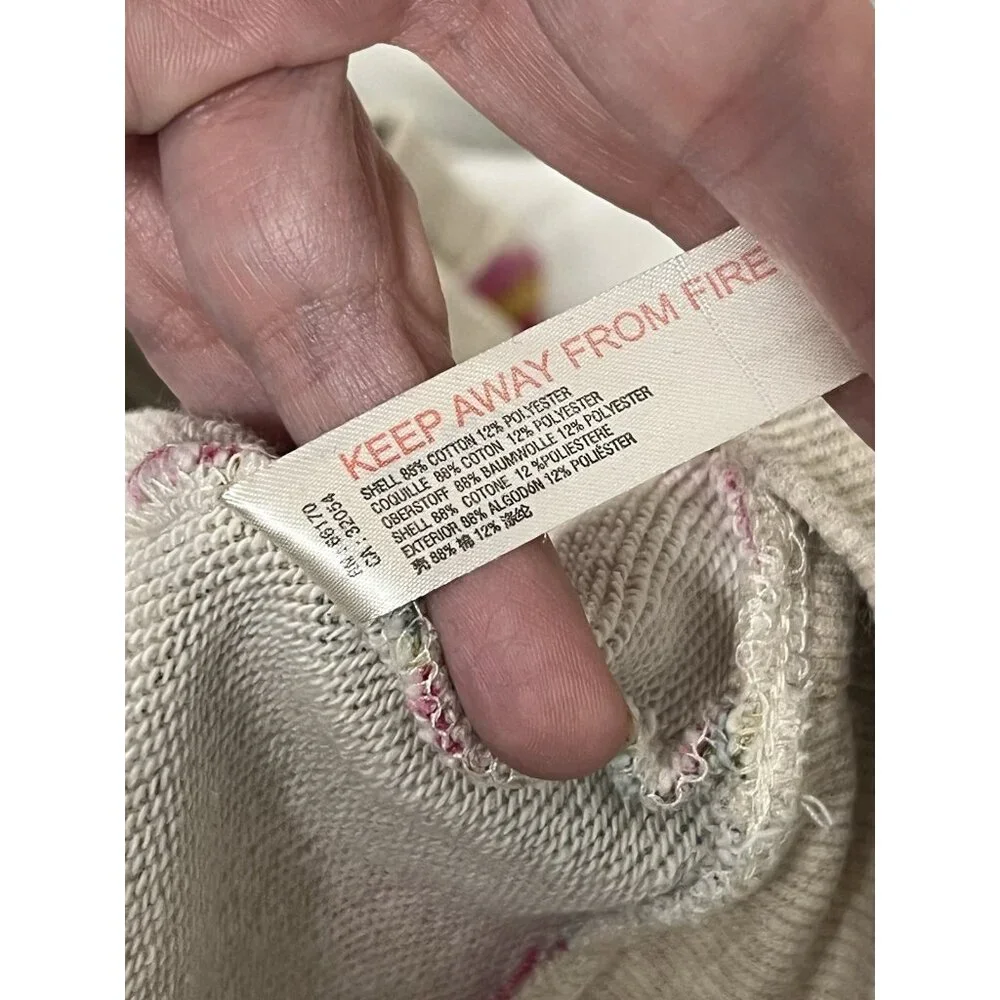 Anthropologie Saturday Sunday Edita Floral Crewneck Sweatshirt Size Small - Picture 15 of 15